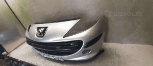 ^ ZDERZAK PRZÓD PRZEDNI PEUGEOT 207 EZRC SREBRNY HALOGENY 3