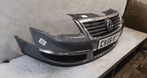} ZDERZAK PRZÓD PRZEDNI VW VOLKSWAGEN PASSAT B6 LA7T SZARY 4