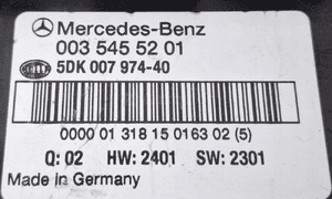 Mercedes-Benz W203 Skrzynka / Moduł BEZPIECZNIKÓW SAM 0035455201 4