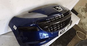 } ZDERZAK PRZÓD PRZEDNI PEUGEOT 207 EGE EGED GRANAT GRANATOWY DO MALOWANIA ! 3
