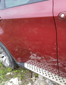 DRZWI PRAWY TYL KOMPLETNE BEZ MALOWANIA W KOLOR VERMILIONROT BMW X6 5