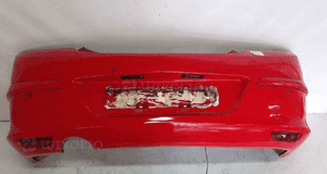 Zderzak tył tylny do opel astra h 3 iii cabrio pdc Y547 czerwony 1