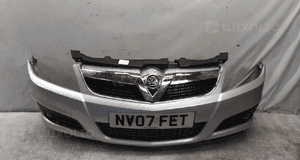 ) ZDERZAK PRZÓD PRZEDNI OPEL VECTRA C LIFT FL Z157 SREBRNY HALOGENY 1