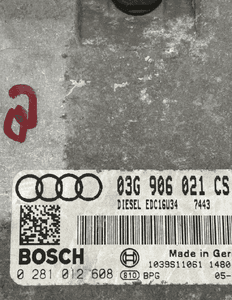 KOMPUTER SILNIKA AUDI A3 8P 03G906021CS ORG FV 2