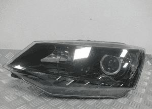 LAMPA PRZEDNIA PRZÓD LEWA SKODA FABIA III 3 6V1 SOCZEWA LED 2014-2018 rok 3