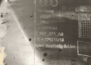AUDI A4 B9 LIFT S-LINE S4 8W0 SPOJLER DYFUZOR 19- 8