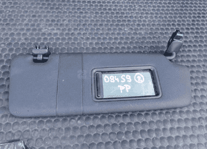 Daszek 8E0/1857551 8E0/2857552 8E0857562 Słonecznik Czarne S-Line Oslona Przeciwsloneczna Podświetlane Haczyk Lewa Prawa AUDI A4 B6 B7 4