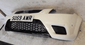 $ ZDERZAK PRZÓD PRZEDNI DO KIA RIO II 2 LIFT FL GRILL BIAŁY 3