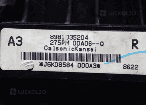 Panel klimatyzacji isuzu d-max 8981035204 275PMD0A06-Q 3