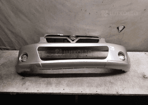 ^ ZDERZAK PRZÓD PRZEDNI OPEL AGILLA LIFT FL Z157 SREBRNY HALOGENY 2