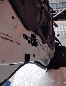 Bmw E70 drzwi lewy lewe tylne tył 354 titansilber 14