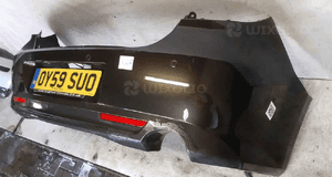 $ ZDERZAK TYŁ TYLNY MAZDA 6 GH PDC CZUJNIKI 16W CZARNY HB 3