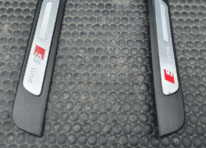 Listwa Listwy Progowe Ozdobne Drzwi S-Line Nakładki Komplet Przód Tyl AUDI A4 B8 Sedan Kombi 10