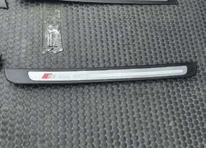 Listwa Listwy Progowe Ozdobne Drzwi S-Line Nakładki Komplet Przód Tyl AUDI A4 B8 Sedan Kombi 12