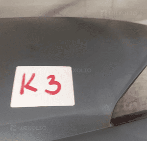 ^ ZDERZAK PRZÓD PRZEDNI DO PEUGEOT 207 HALOGENY EZWD SZARY 2