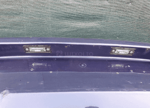 Zderzak Tył Tylny LB5N Niebieski Podswietlanie Tablicy Lampki Spojler VW Golf IV 4 17