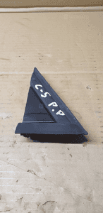 Osłona zaślepka trójkąt błotnika prawa Citroen C5 III 9682543280 2