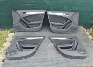 Boczek Boczki Drzwi Czarne Speed S-Line Soul Komplet Przod Tyl Audi A4 B8 1