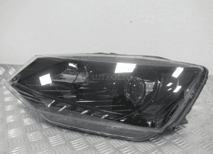 LAMPA PRZEDNIA PRZÓD LEWA SKODA FABIA III 3 6V1 SOCZEWA LED 2014-2018 rok 4