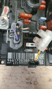 MODUŁ SKRZYNKA BEZPIECZNIKÓW BSM L11 PEUGEOT CITROEN 9661708280 5