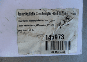 MCPERSON AMORTYZATOR LEWY PRAWY PRZÓD JAGUAR XJ X300 94-98R 3