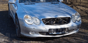 PRZOD MASKA REFLEKTOR ZDERZAK MERCEDES SL R230 EU 1