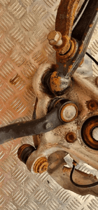 BMW X5 F15 X6 F16 ZWROTNICA AMORTYZATOR LEWY PRZÓD PRZEDNI 6773783 6851747 13