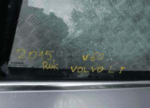 DRZWI LEWY TYŁ VOLVO V40 2015 ROK GOŁE MECHANIZM SZYBY, SZYBA, ZAMEK DO KUPIENIA OSOBNO 3