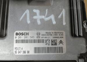 STEROWNIK SILNIKA KOMPUTER PEUGEOT CITROEN 1.4 1.6 16V VTI 0261201505 4