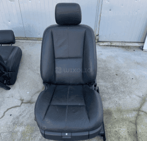 MERCEDES s 221 fotel przedni czarny skórzany lewy prawy grzany 9