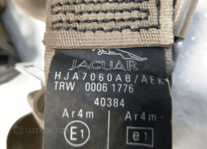JAGUAR XK8 X100 PASY BEZPIECZEŃSTWA NAPINACZE KOMPLET PRZÓD PRZEDNIE TYŁ TYLNE ORYGINAŁ 9