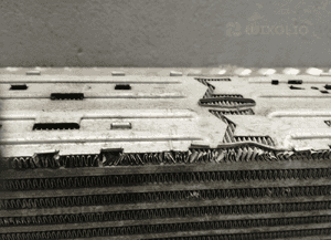 Bmw F25 F26 chłodnica intercooler 7593845 7