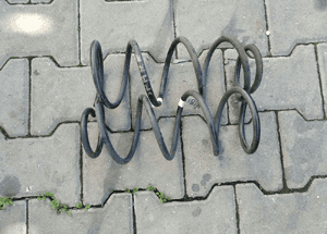 Chevrolet Spark M300 sprezyna zawieszenia tyl