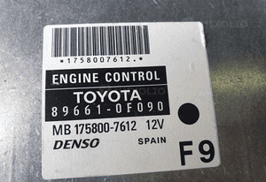 TOYOTA COROLLA VERSO STEROWNIK SILNIKA 89661-0F090 3