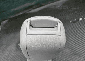 Podlokietnik 8E0864207D Lokiec Schowek Klapa Zawias Welur Jasny Platin Hell AUDI A4 B6 B7 14
