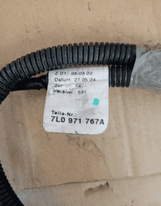 Wiązka instalacja zbiorniczka spryskiwaczy VW Touareg 7L0971767A 3
