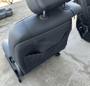 MERCEDES s 221 fotel przedni czarny skórzany lewy prawy grzany 11