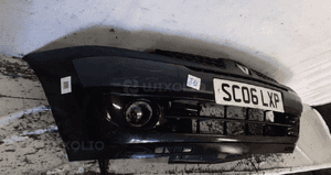 Zderzak przód przedni do renault clio 2 ii hb NV676 czarny halogeny 4