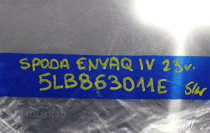 DYWANIKI WELUROWE SKODA ENYAQ IV 2023 ROK 5LB863011E 6