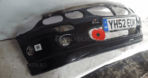 Zderzak przód przedni rover 75 halogeny czarny 4