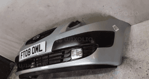 } ZDERZAK PRZÓD PRZEDNI DO KIA RIO II 2 S3 SREBRNY HALOGENY 3