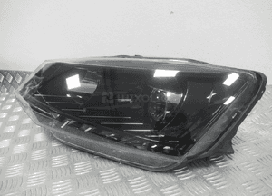 LAMPA PRZEDNIA PRZÓD LEWA SKODA FABIA III 3 6V1 SOCZEWA LED 2014-2018 rok 5