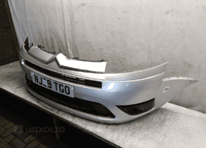 @ ZDERZAK PRZÓD PRZEDNI DO CITROEN C4 GRAND PICASSO HALOGENY EZRC SREBRNY 2