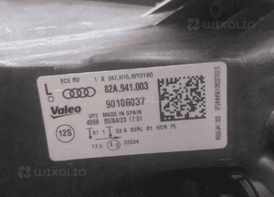 Lampa przód lewa audi A1 82A 82A941003 3
