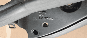Mechanizm podnośnik szyby ramka lewy przód Audi A4 B6 8E0837629 7