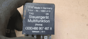 Przekaźnik moduł multifunkcji kierownicy 399 Audi A4 B5 FL 4B0907487A 5