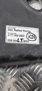 Mercedes W177 wygłuszenie błotnika prawy tył A1776822500 8
