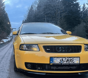 Emblemat QUATTRO Logo Napis 100% Stal Nierdzewna AUDI Gril Atrapa 17