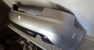 * ZDERZAK TYŁ TYLNY AUDI A4 B6 A4B6 CABRIO SREBRNY LA7W 4