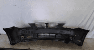 ^ ZDERZAK PRZÓD PRZEDNI BMW E60 E61 SERIA 5 SILBERGRAU SZARY HALOGENY PDC CZUJNIKI SPRYSKIWACZE LAMP XENON 5